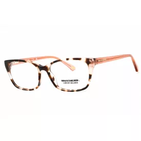   Skechers SE2210 szemüvegkeret piros barna/clear demo lencsék női