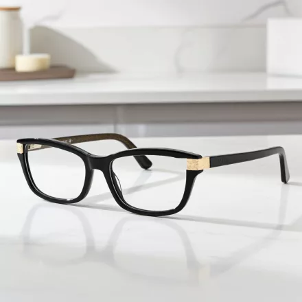 Guess GU2956 szemüvegkeret csillógó fekete/clear demo lencsék női