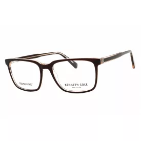   Kenneth Cole új York KC0349 szemüvegkeret sötét barna/másik/clear demo lencsék férfi