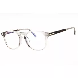   Tom Ford FT5891-F-B szemüvegkeret szürke/másik/clear/kék-világos blokk lencsék Unisex férfi női
