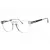 Tom Ford FT5891-F-B szemüvegkeret szürke/másik/clear/kék-világos blokk lencsék Unisex férfi női