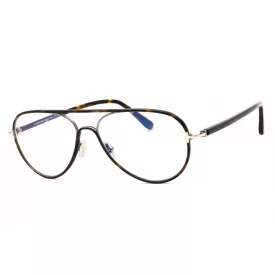   Tom Ford FT5897-B szemüvegkeret sötét barna / Clear demo lencsék női