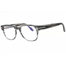   Tom Ford FT5898-B szemüvegkeret szürke/másik/clear/kék-világos blokk lencsék férfi