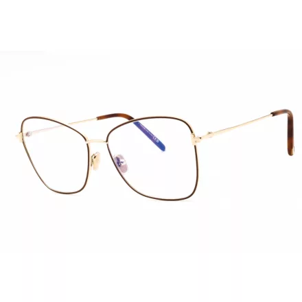 Tom Ford FT5906-B szemüvegkeret matt világos barna/clear/kék-világos blokk lencsék női