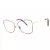 Tom Ford FT5906-B szemüvegkeret matt világos barna/clear/kék-világos blokk lencsék női