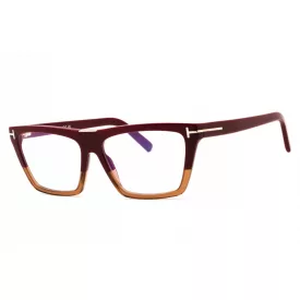  Tom Ford FT5912-B szemüvegkeret violet/másik/clear/kék-világos blokk lencsék női