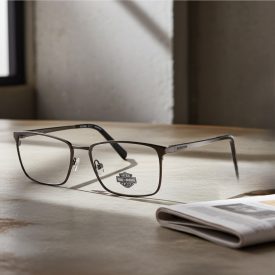   Harley Davidson HD9028 szemüvegkeret matt szürke/clear demo lencsék  férfi