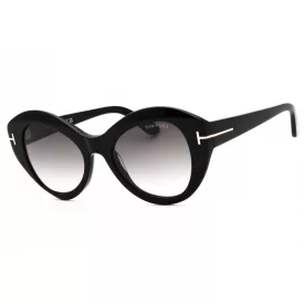   Tom Ford FT1084 napszemüveg csillógó fekete/gradiens füstszürke női