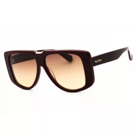   Max Mara MM0075 napszemüveg csillógó bordó / gradiens barna női