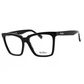   Max Mara MM5111 szemüvegkeret csillógó fekete/clear demo lencsék női
