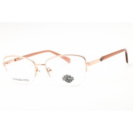   Harley Davidson HD0576 szemüvegkeret csillógó rózsa arany/clear demo lencsék női