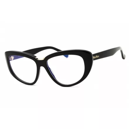 Max Mara MM5109-B szemüvegkeret csillógó fekete/clear demo lencsék női