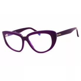   Max Mara MM5109-B szemüvegkeret csillógó violet/clear demo lencsék női