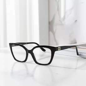   Guess GU50111 szemüvegkeret csillógó fekete/clear demo lencsék női