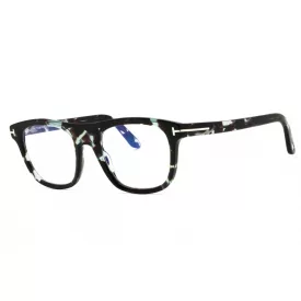   Tom Ford FT5939-B szemüvegkeret  barna/clear/kék-világos blokk lencsék férfi