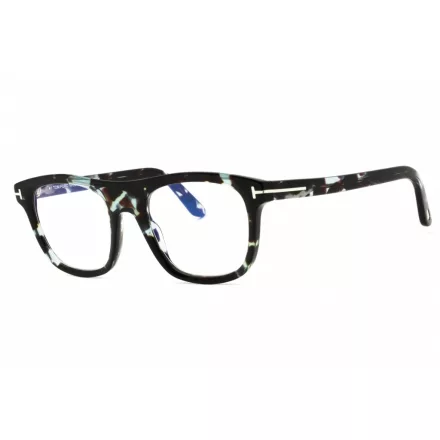 Tom Ford FT5939-B szemüvegkeret  barna/clear/kék-világos blokk lencsék férfi