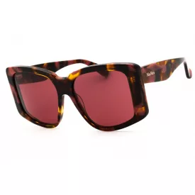Max Mara MM0098 napszemüveg  barna / bordó női