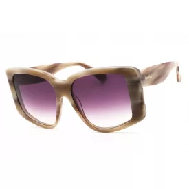   Max Mara MM0098 napszemüveg bézs horn / gradiens vagy mirror violet női
