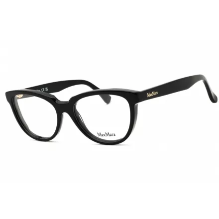 Max Mara MM5143 szemüvegkeret csillógó fekete/clear demo lencsék női