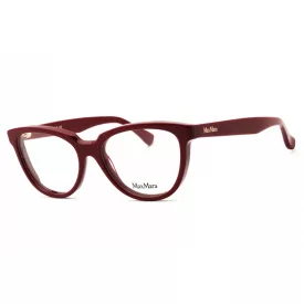   Max Mara MM5143 szemüvegkeret csillógó piros/clear demo lencsék női