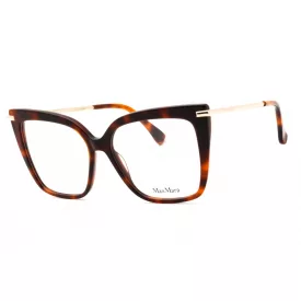   Max Mara MM5144 szemüvegkeret sötét barna/clear demo lencsék női