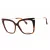 Max Mara MM5144 szemüvegkeret sötét barna/clear demo lencsék női