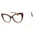 Max Mara MM5145 szemüvegkeret sötét barna/clear demo lencsék női