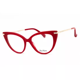   Max Mara MM5145 szemüvegkeret csillógó piros/clear demo lencsék női