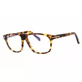   Tom Ford FT5978-B szemüvegkeret blonde barna/clear/kék-világos blokk lencsék férfi