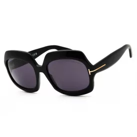   Tom Ford FT1155 napszemüveg csillógó fekete  / füstszürke női