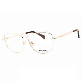   Max Mara MM5153 szemüvegkeret csillógó rózsa arany/clear demo lencsék női
