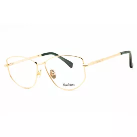   Max Mara MM5153 szemüvegkeret csillógó deep arany/clear demo lencsék női