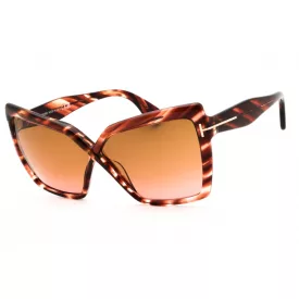   Tom Ford FT1195 napszemüveg piros barna / gradiens barna női