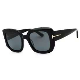   Tom Ford FT1220 napszemüveg csillógó fekete Szemüvegkeret/füstszürke polarizált női