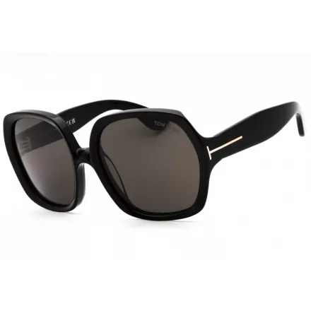 Tom Ford FT1221 napszemüveg csillógó fekete  / füstszürke női