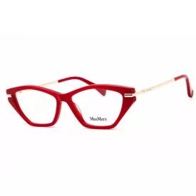   Max Mara MM5176 szemüvegkeret csillógó piros/clear demo lencsék női