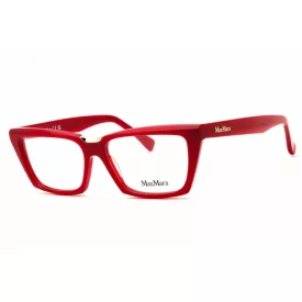   Max Mara MM5180 szemüvegkeret csillógó piros/clear demo lencsék női