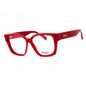   Max Mara MM5184 szemüvegkeret csillógó piros/clear demo lencsék női