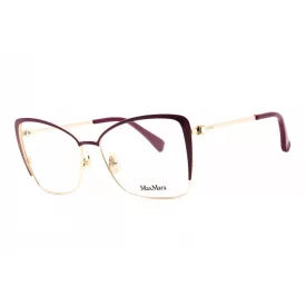   Max Mara MM5130 szemüvegkeret csillógó violet/clear demo lencsék női