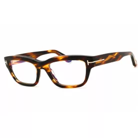   Tom Ford FT6045-B szemüvegkeret  barna/clear/kék-világos blokk lencsék női