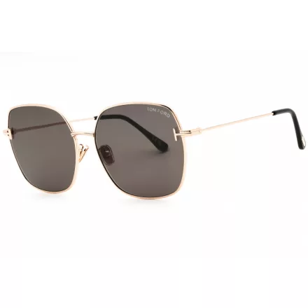 Tom Ford FT1250-K napszemüveg csillógó rózsa arany / füstszürke női
