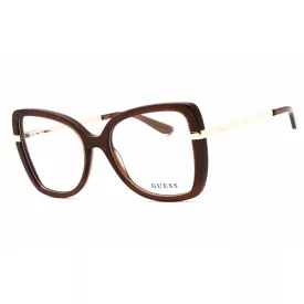   Guess GU50245 szemüvegkeret csillógó sötét barna/clear demo lencsék női