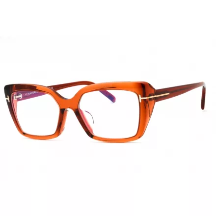 Tom Ford FT5991-F-B szemüvegkeret csillógó sötét barna női