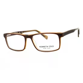   Kenneth Cole új York KC50013 szemüvegkeret sötét barna/másik/clear demo lencsék férfi