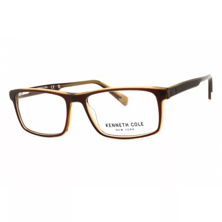 Kenneth Cole új York KC50013 szemüvegkeret sötét barna/másik/clear demo lencsék férfi