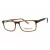 Kenneth Cole új York KC50013 szemüvegkeret sötét barna/másik/clear demo lencsék férfi