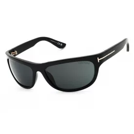   Tom Ford FT1363 napszemüveg csillógó fekete  / füstszürke férfi