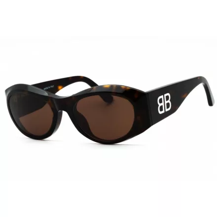Balenciaga BB0396SK napszemüveg sötét barna/barna női