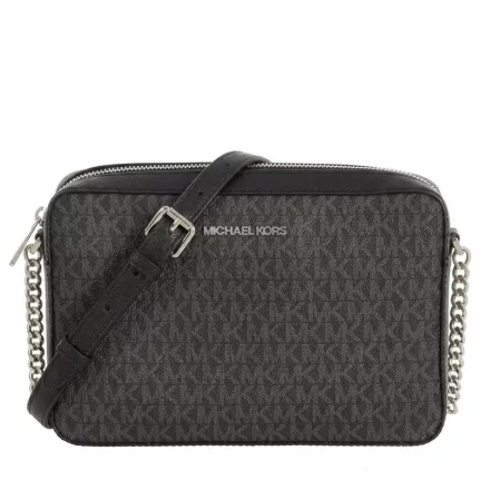 Michael Kors női oldaltáska fekete-ezüst