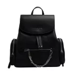 Michael Kors Jet Set Medium Grain Leather női hátizsák fekete